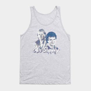 Air Supply // 80s Retro Faded Style Design Tank Top